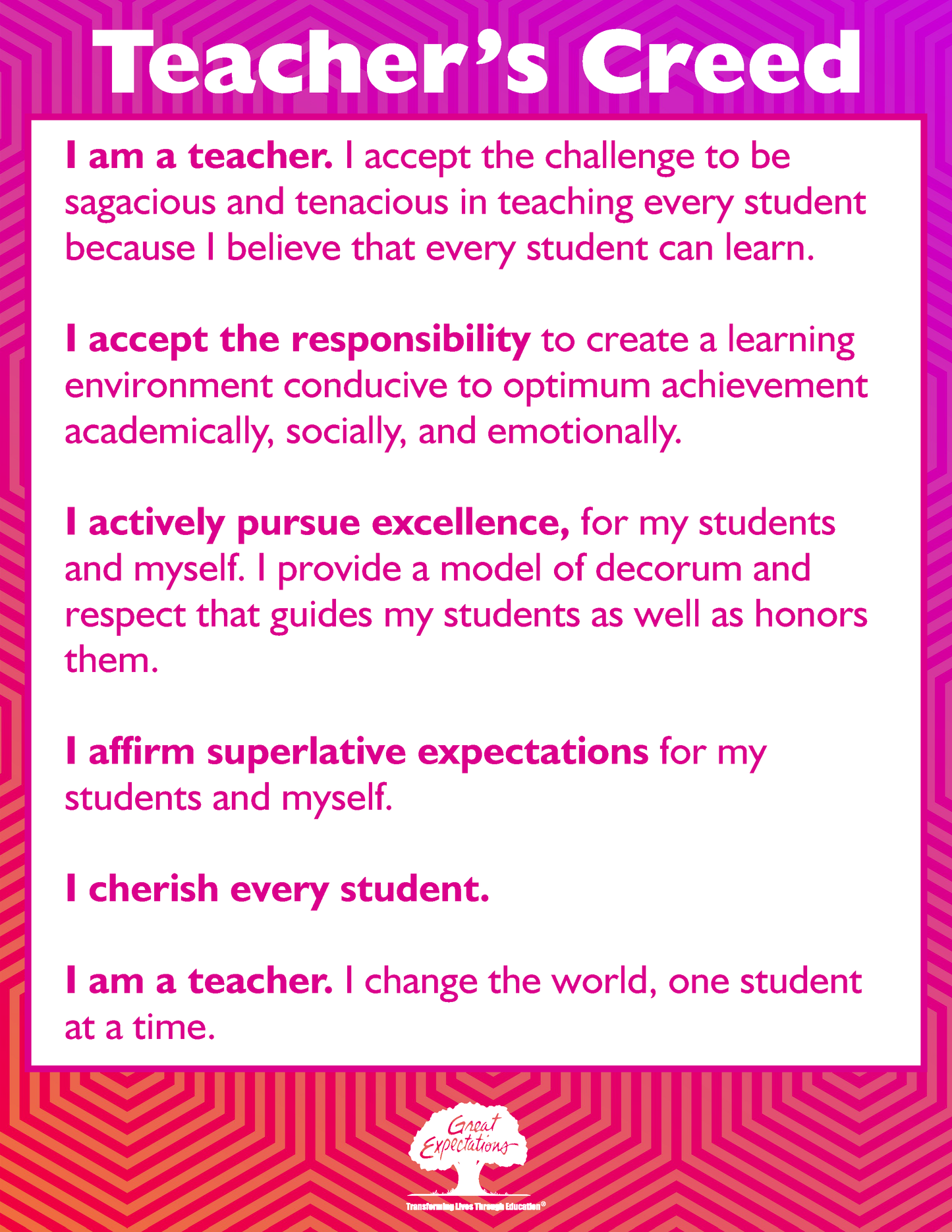 Classroom Poster Pack